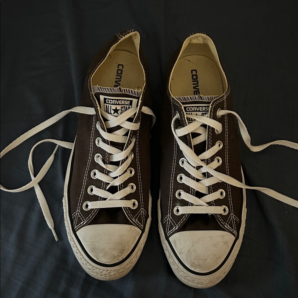 Men’s Converse brown/grey almost brand new